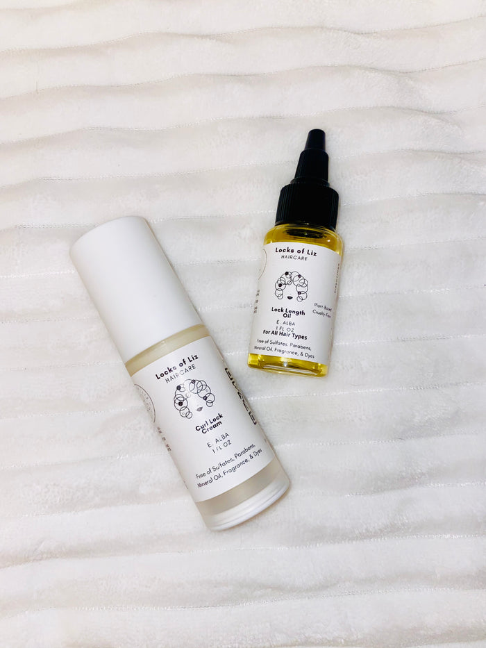 Curl Lock Cream & Length Oil Travel Pair